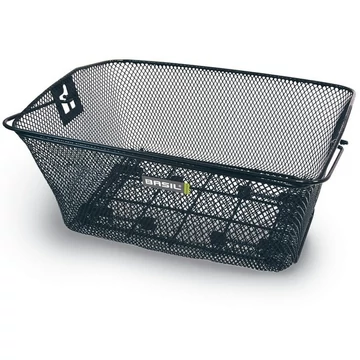 Basil kosár hátsó Como, rugós rögzítéssel, levehető, fekete