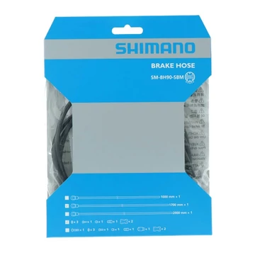 Shimano FÉKHEZ OLAJVEZETÉK 170CM SMBH90-SBM M8100 SZEMBŐL-OLDALRA FEKETE FITTING