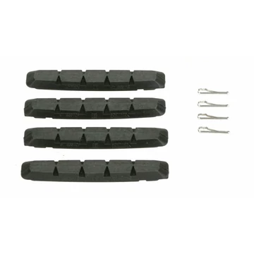 SwissStop Fékpofa RX Plus v-fékhez fekete 4db