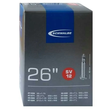 BELSŐ SCHWALBE 26 AV12 26x1,20-1,75 40MM 140g {25/7}