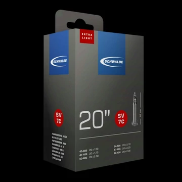 BELSŐ SCHWALBE 20 SV7C 20x1,50-2,35 EXTRA LIGHT 40MM 95g {25/7}