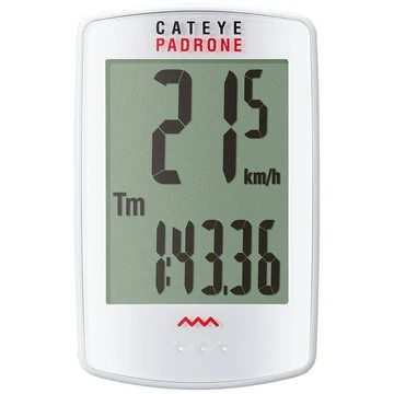 COMPUTER CATEYE PADRONE CCPA100 7FUNK WIRELESS ÓRIÁS KIJELZŐ FEHÉR{2/4-10/10}